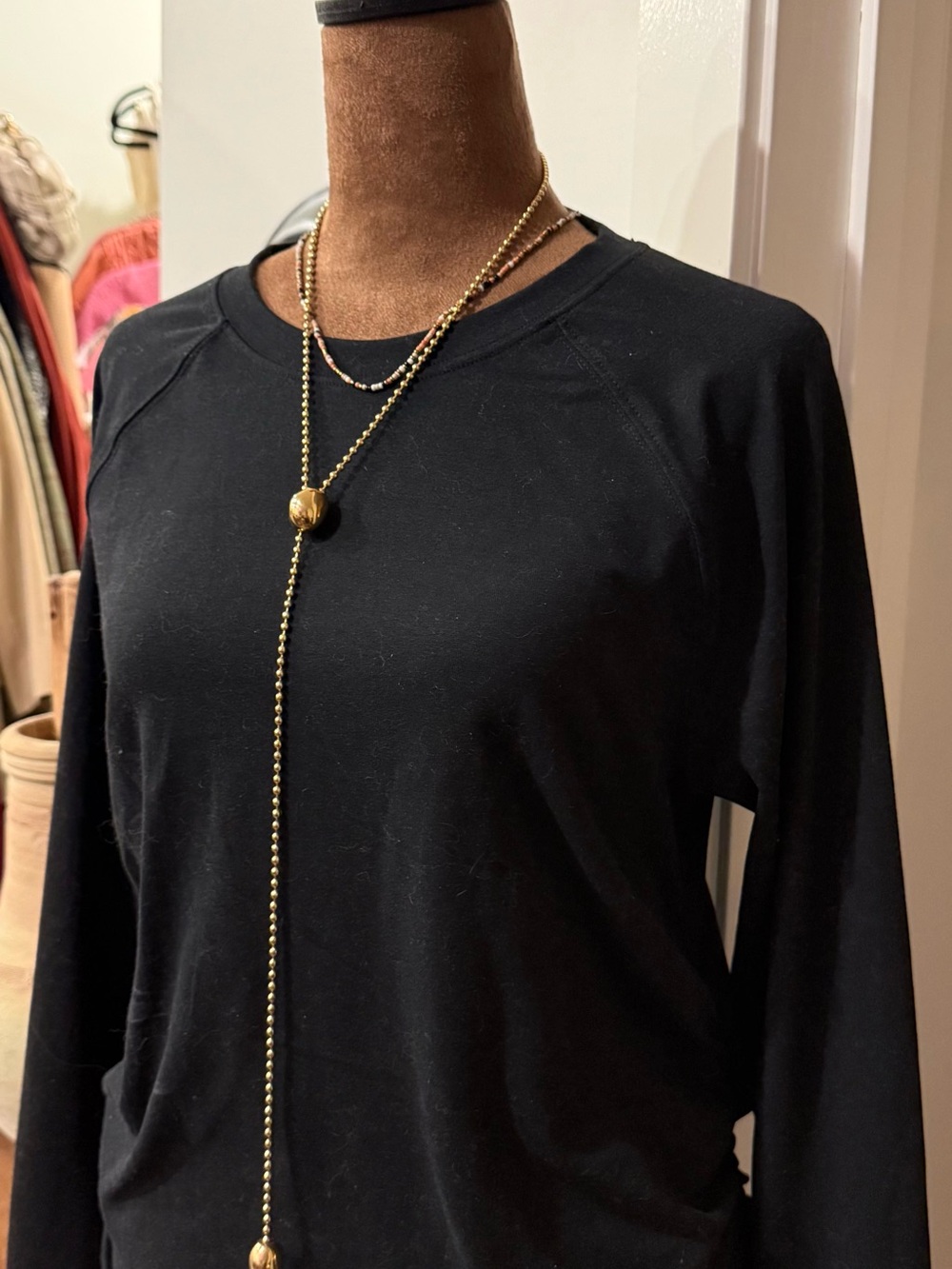 Offline by Aerie Black Crewneck Sweatshirt and pants set